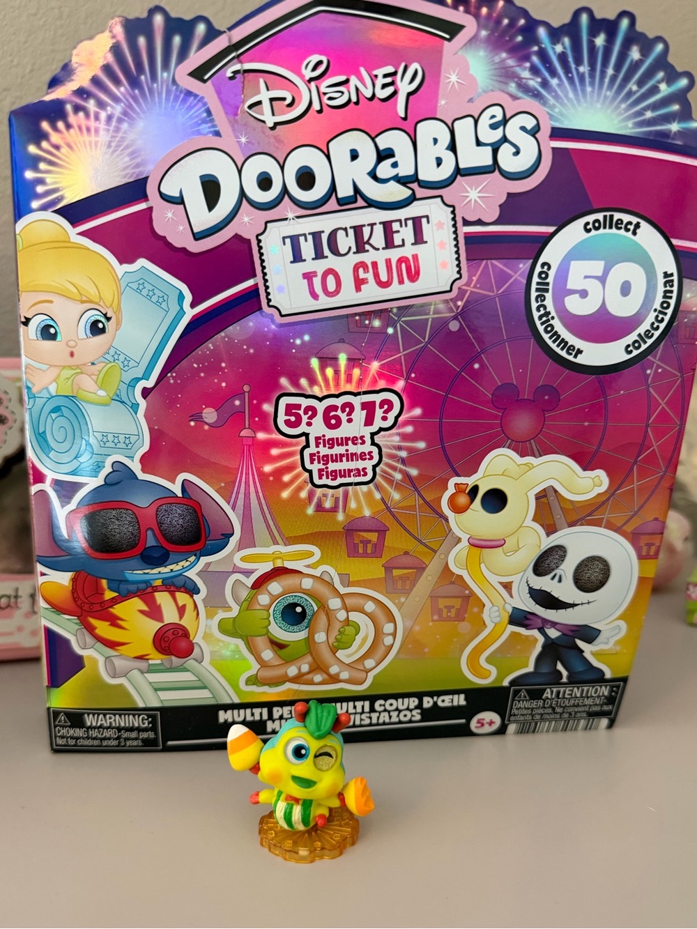 Disney Doorables Ticket to Fun HEIMLICH Rare A Bug’s Life Festival Foodies